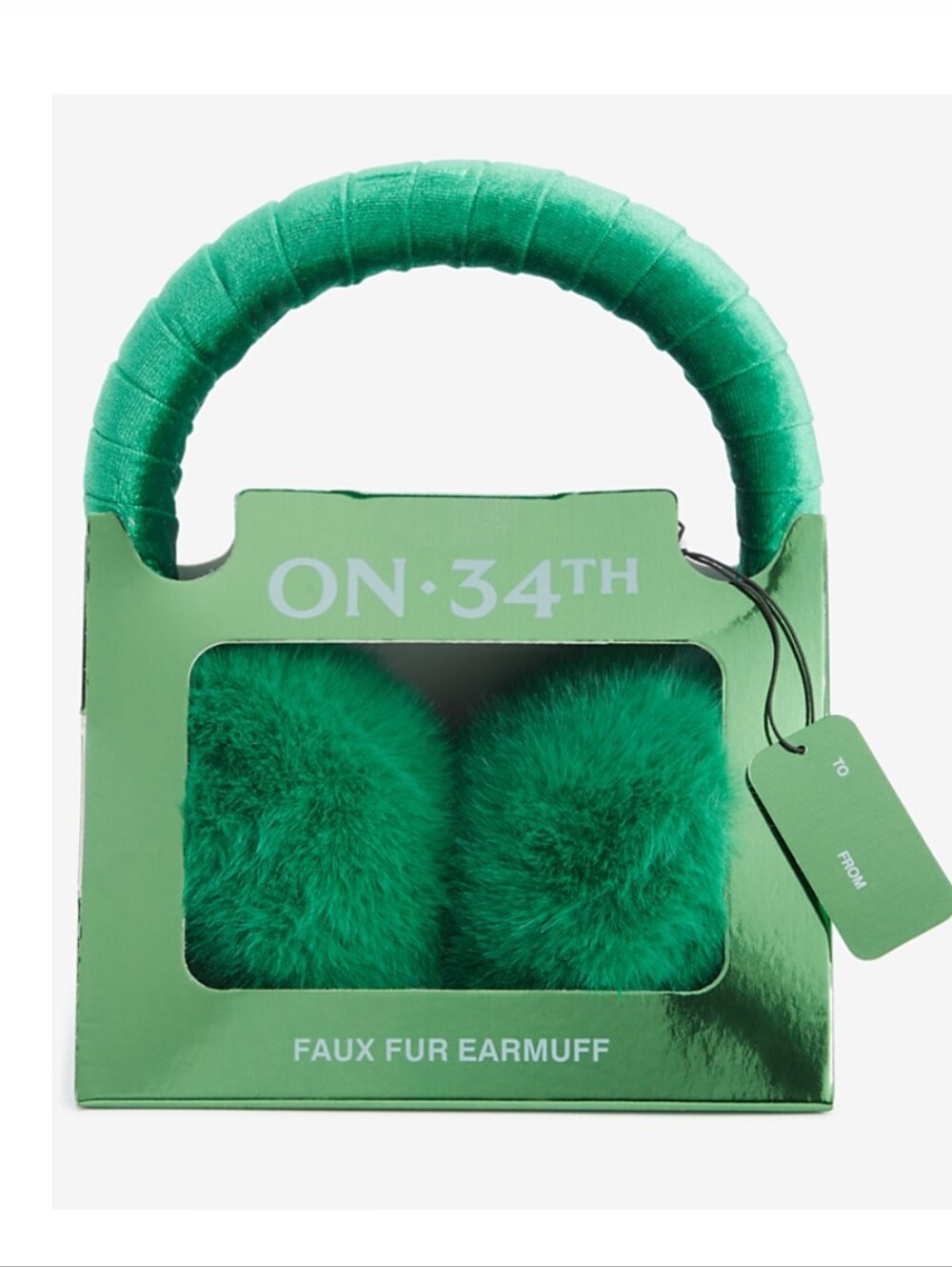 💚 On 34th Green FAUX FUR EARMUFFS 💚